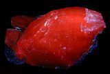 Large Vitreous Calcite Crystal Cluster - Fluorescent! #351771-2